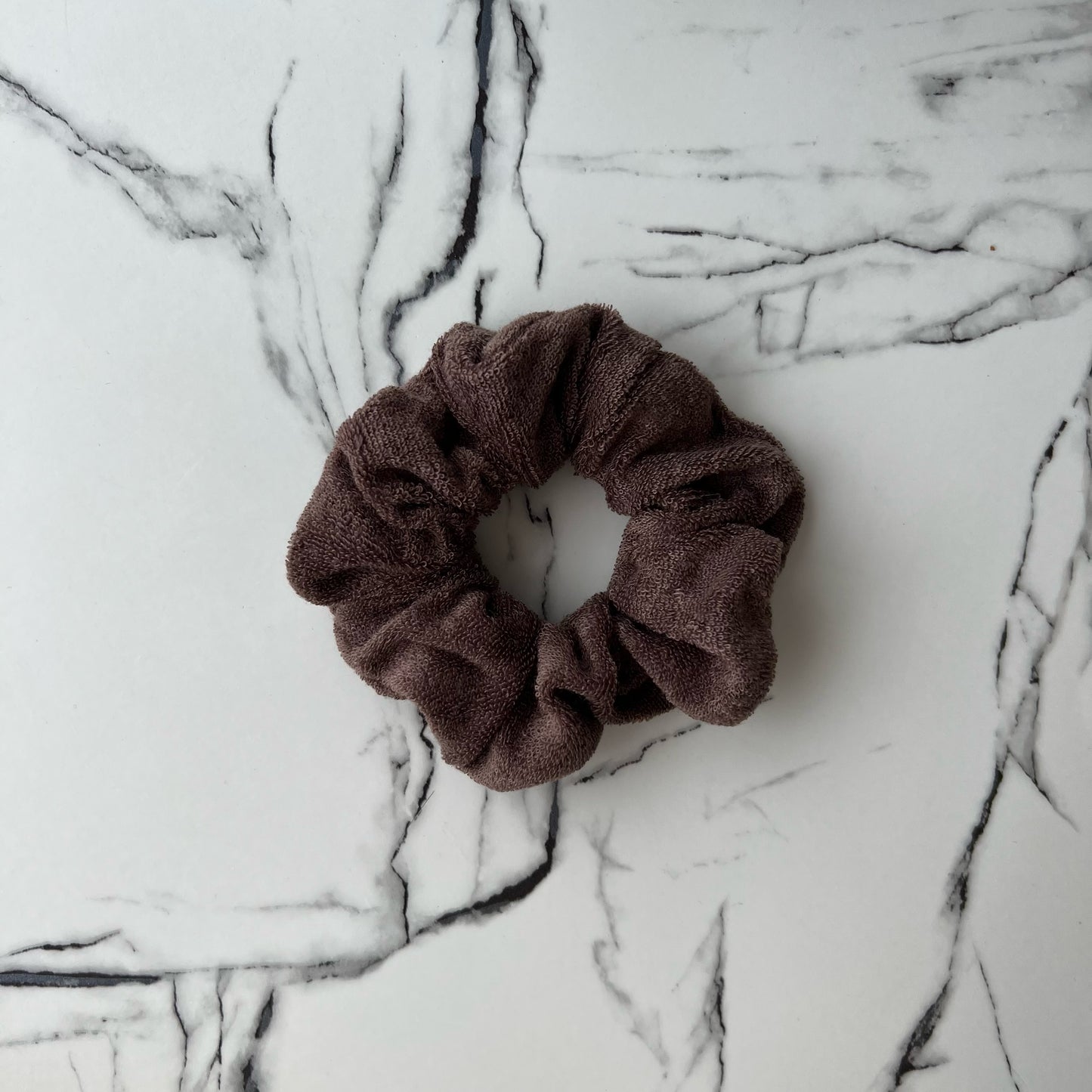 Cocoa Terry Scrunchie