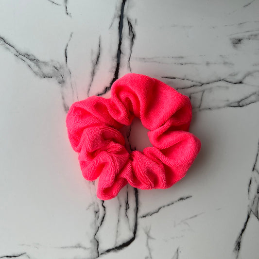 French pink Terry Scrunchie